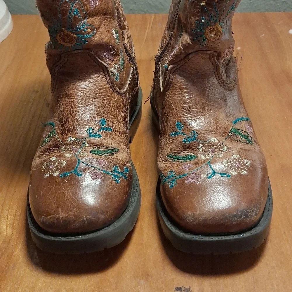 Shyanne Kids Floral Boots Size 7 Toddler